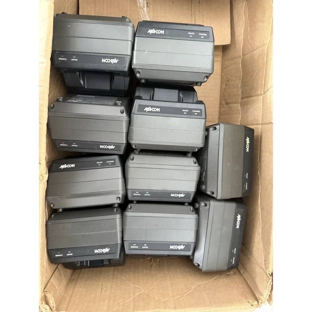 Lot Of 10 M/A-COM P7100 P7200 JAGUAR RAPID BATTERY DESKTOP CHARGER BML 161 78/20